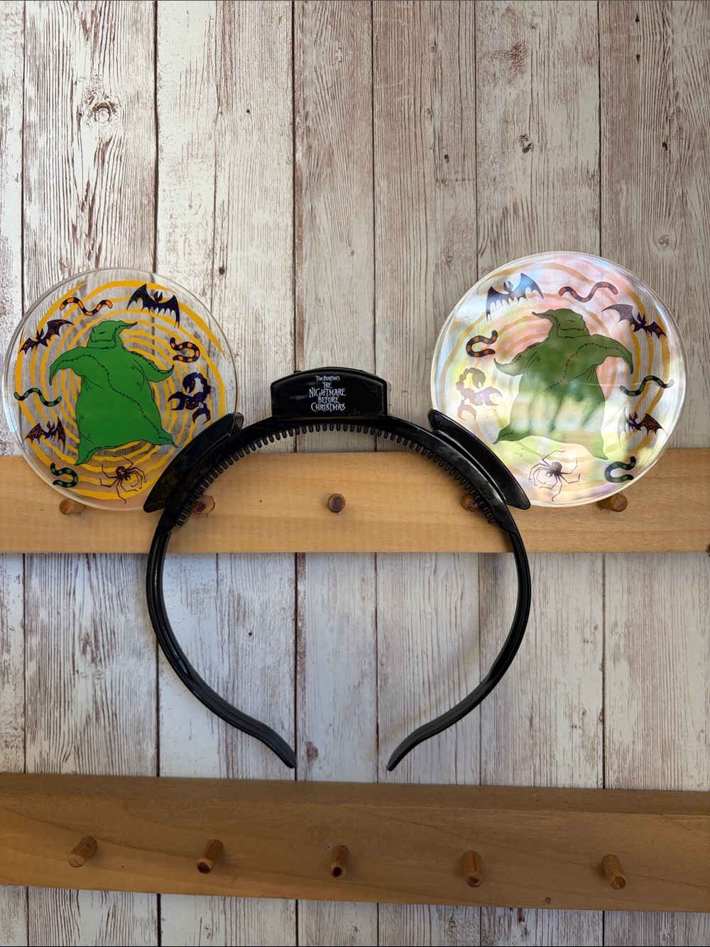 Disney Oogie Boogie Light-Up Ear Headband - Black, Green, Yellow